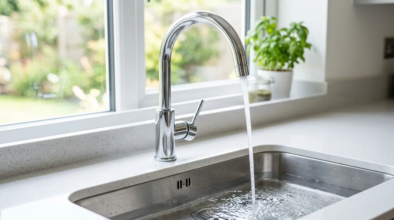 Local Plumbing Master Pros same day plumber fixing a faucet in Brighton, MI